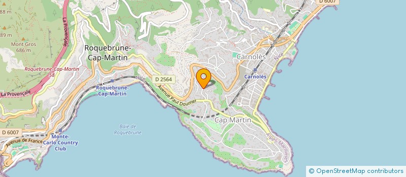 localisation de l'entreprise SCI SCHUTKA à ROQUEBRUNE-CAP-MARTIN