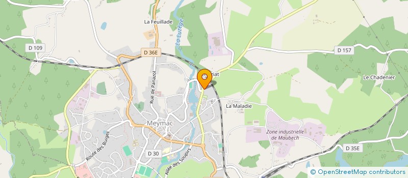 localisation de l'entreprise SCI SCHWALB DELBOS  AMBRUGEAT