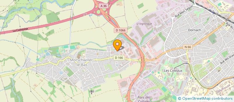 localisation de l'entreprise SCI SCHWEIN  MORSCHWILLER-LE-BAS