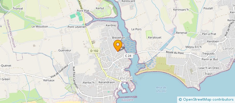 localisation de l'entreprise SCI SCHWEITZER  PLOBANNALEC-LESCONIL