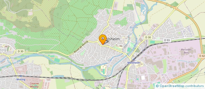 localisation de l'entreprise SCI SCHWEMM  MOLSHEIM