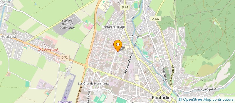 localisation de l'entreprise SCI SCHWOB CHAUVIERE  PONTARLIER