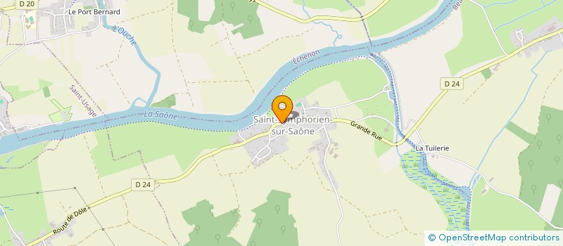 localisation de l'entreprise SCI SCI ALYIA  SAINT-SYMPHORIEN-SUR-SAONE