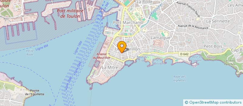 localisation de l'entreprise SCI SCI FARAUT  TOULON