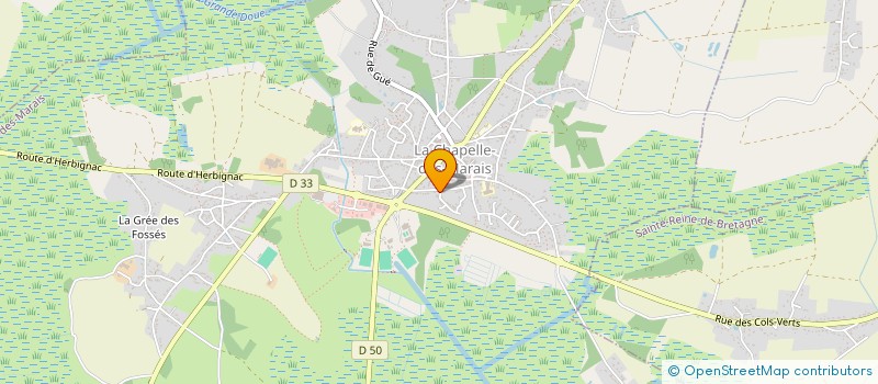 localisation de l'entreprise SCI  SCI LES BIENS VEILLANTS  LA CHAPELLE-DES-MARAIS