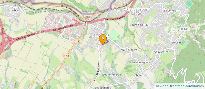 localisation de l'entreprise SCI SCI SW IMMOBILIER  ARCHAMPS