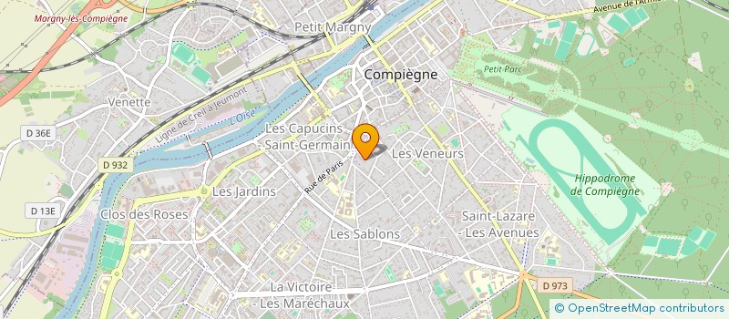 localisation de l'entreprise SCI SCI VASAHA  COMPIEGNE