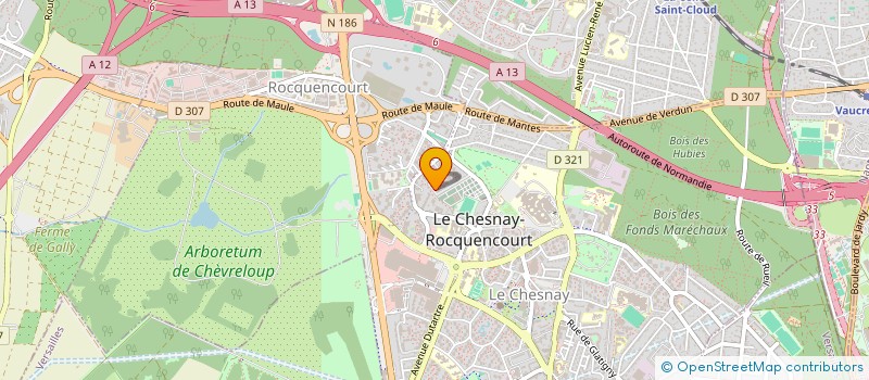 localisation de l'entreprise SCI SCIAGO  LE CHESNAY-ROCQUENCOURT