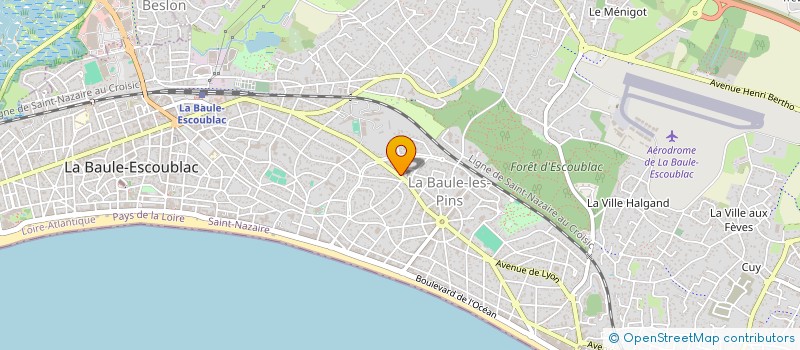 localisation de l'entreprise SCI SCICAMBRE à LA BAULE-ESCOUBLAC