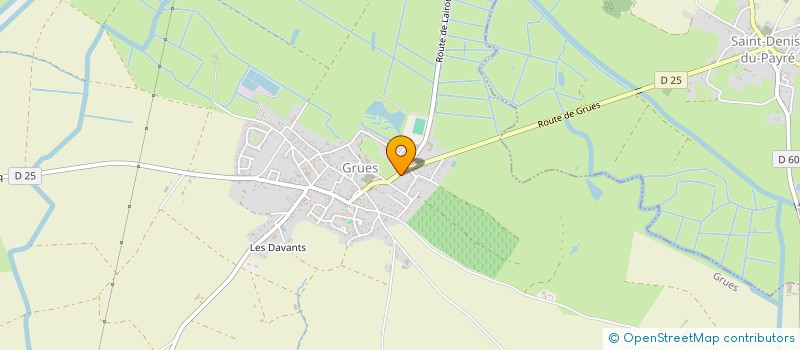 localisation de l'entreprise SCI SCIDEWITTE-ABRAHAMME  GRUES