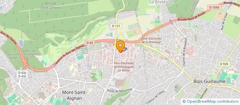 localisation de l'entreprise SCI SCIE  MONT-SAINT-AIGNAN