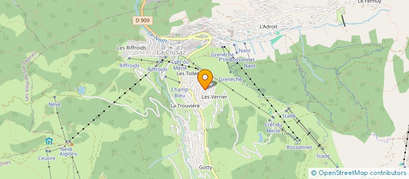 localisation de l'entreprise SCI SCION PROPERTIES à LA CLUSAZ