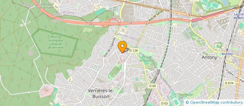 localisation de l'entreprise SCI SCIPOL à VERRIERES-LE-BUISSON