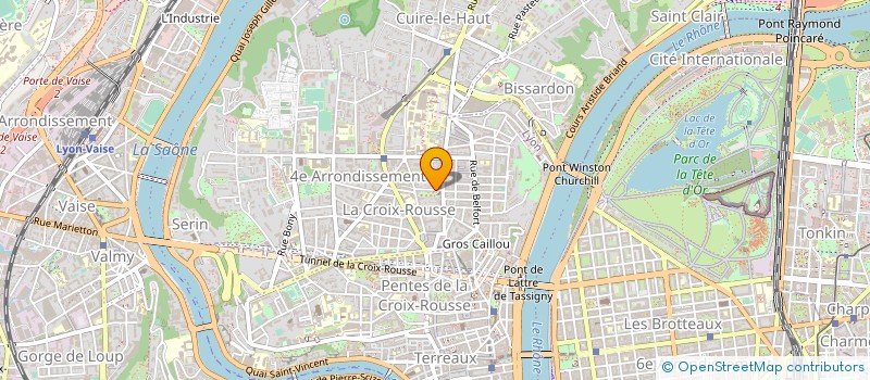 localisation de l'entreprise SCI SCIRC  LYON