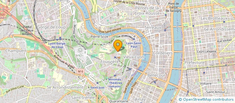 localisation de l'entreprise SCI SCIREA  LYON