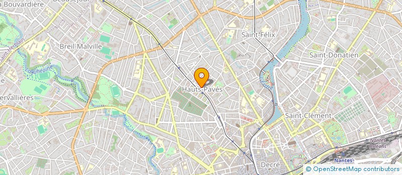 localisation de l'entreprise SCI SCIRUS à NANTES