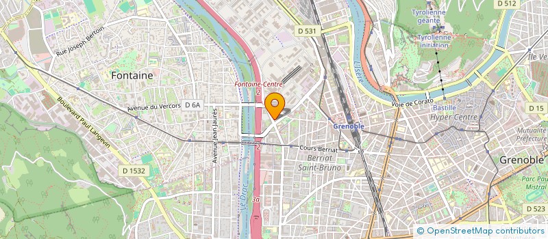 localisation de l'entreprise SCI SCISARI  GRENOBLE