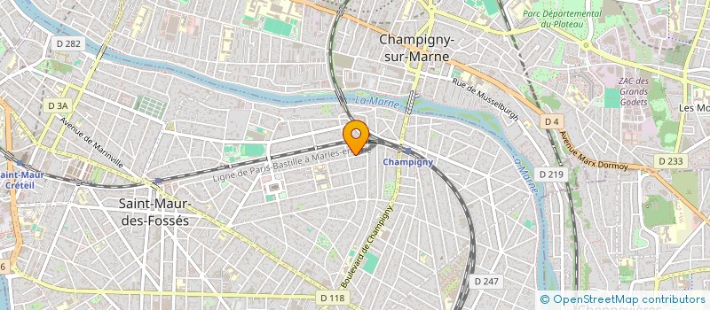 localisation de l'entreprise SCI SCIURUS à SAINT-MAUR-DES-FOSSES