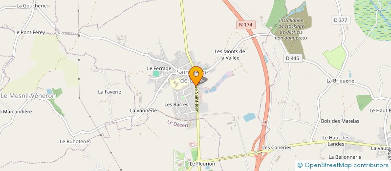 localisation de l'entreprise SCI SCIVET  SAINT-JEAN-DE-DAYE