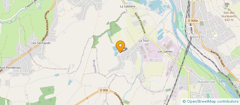 localisation de l'entreprise SCI SCJ  ABREST