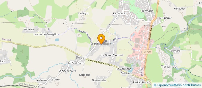 localisation de l'entreprise SCI SCJ  PLESCOP