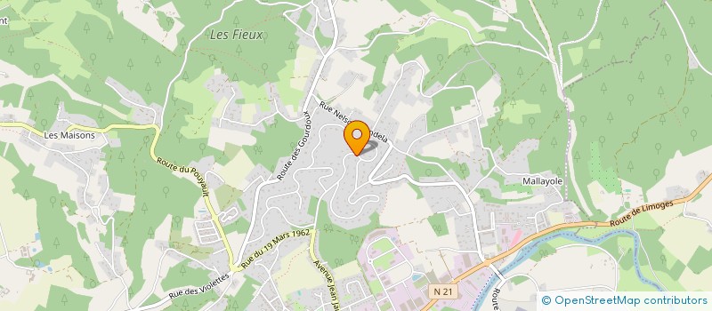 localisation de l'entreprise SCI SCJ  TRELISSAC