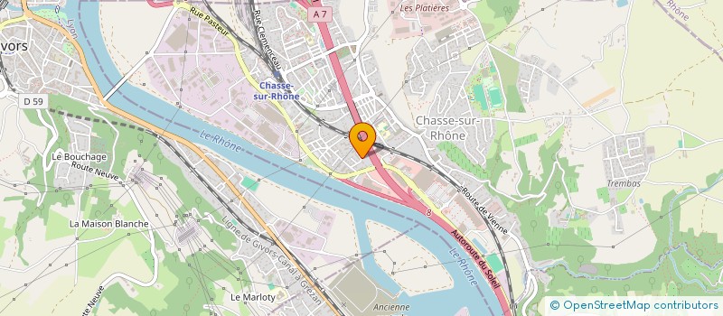 localisation de l'entreprise SCI SCKEY INVEST  CHASSE-SUR-RHONE