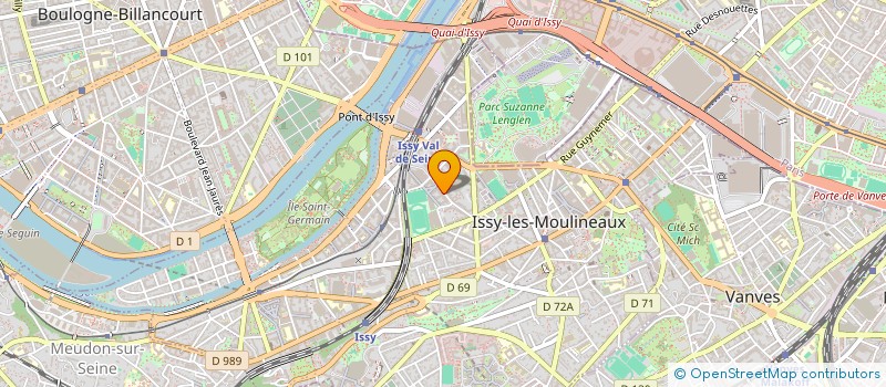 localisation de l'entreprise SCI SCL à ISSY-LES-MOULINEAUX