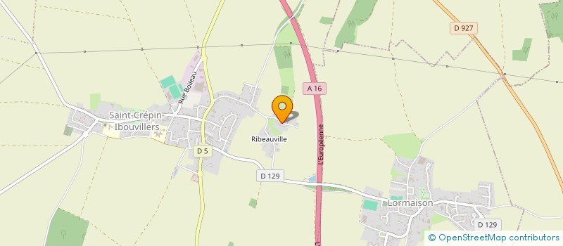 localisation de l'entreprise SCI SCL  SAINT-CREPIN-IBOUVILLERS