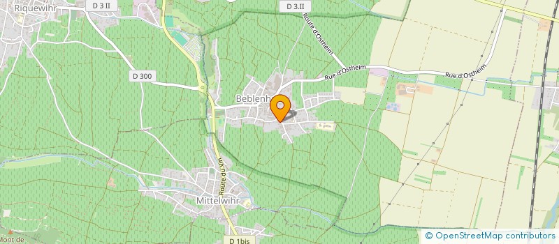 localisation de l'entreprise SCI SCL  BEBLENHEIM