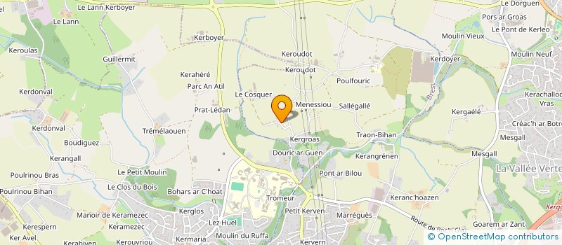 localisation de l'entreprise SCI SCL ANATOLE FRANCE  BREST