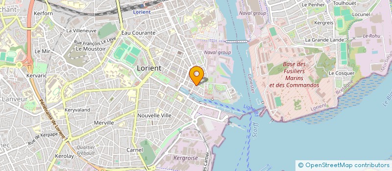 localisation de l'entreprise SCI SCLMB  LORIENT