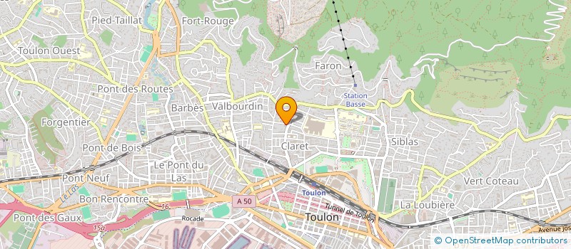 localisation de l'entreprise SCI SCLP  TOULON