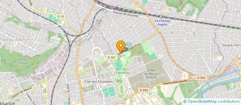 localisation de l'entreprise SCI SCLP à GAGNY