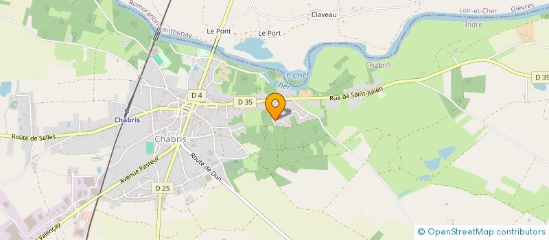 localisation de l'entreprise SCI SCLS à CHABRIS