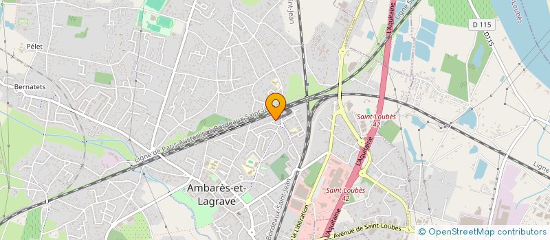 localisation de l'entreprise SCI SCM  AMBARES-ET-LAGRAVE