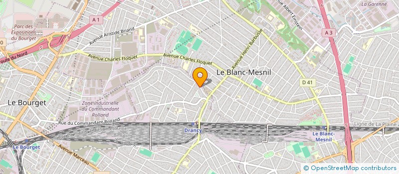 localisation de l'entreprise SCI SCM à DRANCY