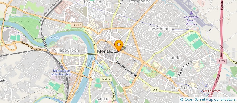 localisation de l'entreprise SCI SCM  MONTAUBAN