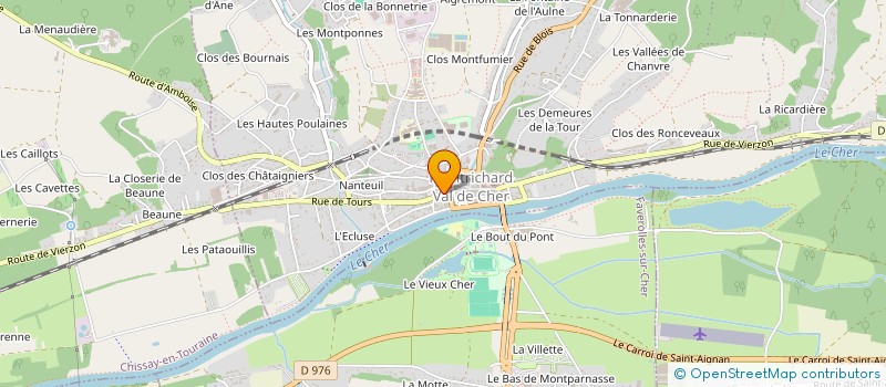 localisation de l'entreprise SCI SCM IMMO à MONTRICHARD-VAL-DE-CHER