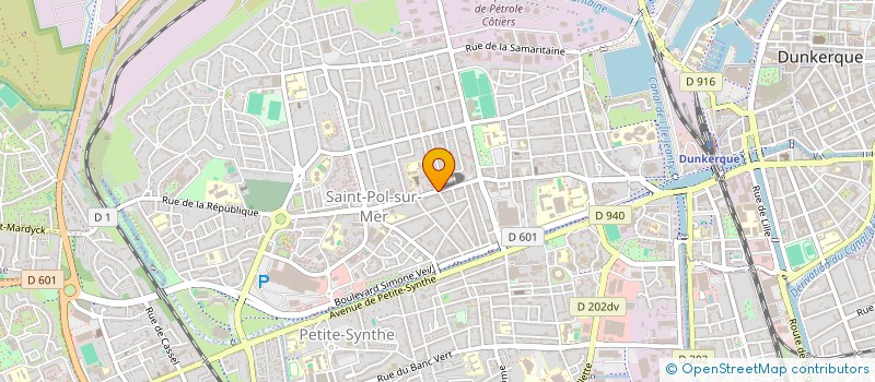 localisation de l'entreprise SCI SCMD à DUNKERQUE