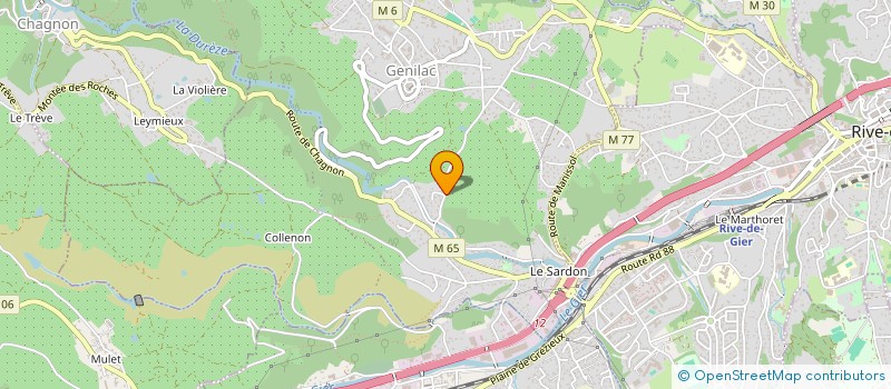 localisation de l'entreprise SCI SCME  GENILAC