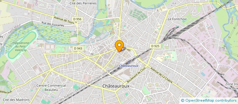 localisation de l'entreprise SCI SCMG à CHATEAUROUX