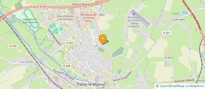 localisation de l'entreprise SCI SCNF  PARAY-LE-MONIAL