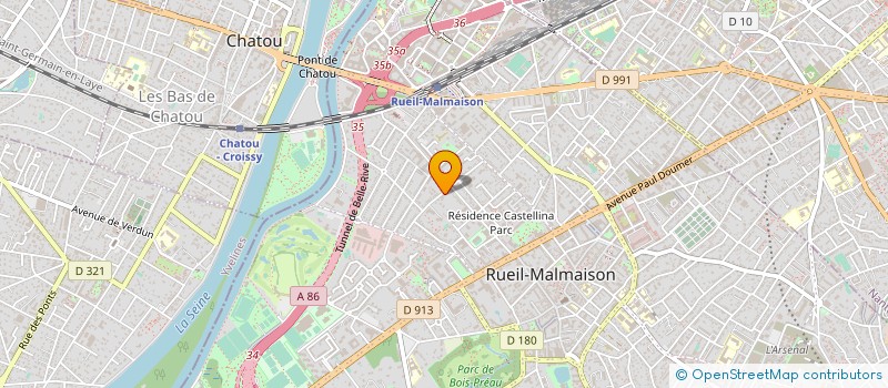 localisation de l'entreprise SCI SCO à RUEIL MALMAISON
