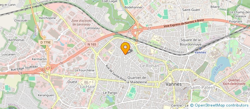 localisation de l'entreprise SCI SCOARNEC à VANNES