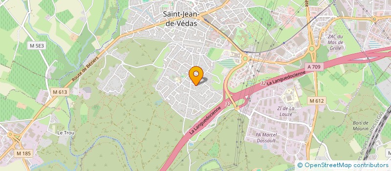 localisation de l'entreprise SCI SCODY  SAINT-JEAN-DE-VEDAS