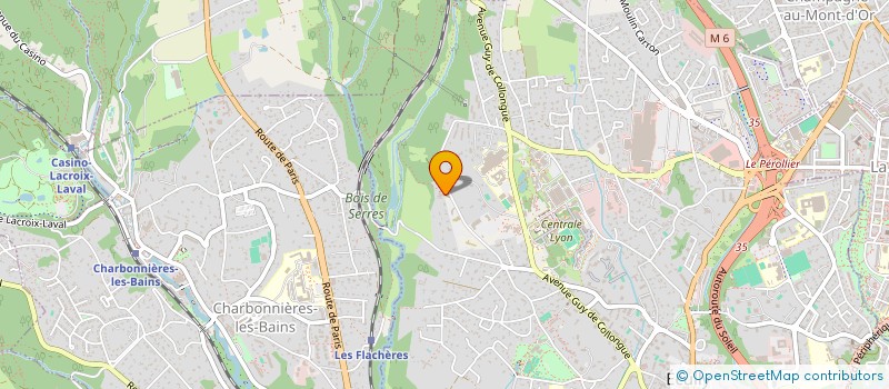 localisation de l'entreprise SCI SCOGLIO ROSSO  ECULLY