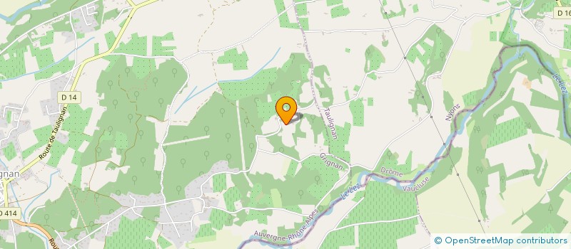 localisation de l'entreprise SCI SCOLIE  GRIGNAN