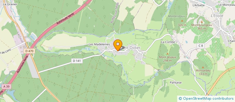 localisation de l'entreprise SCI SCOLOPAX  SAINT-DIDIER