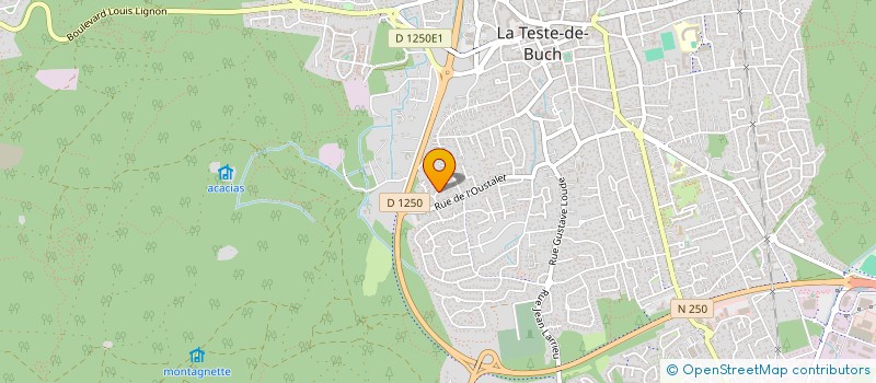 localisation de l'entreprise SCI SCOLOPAX à LA TESTE-DE-BUCH